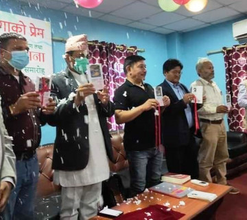 'ढुङ्गाको प्रेम' कवितासंग्रहको लोकार्पण
